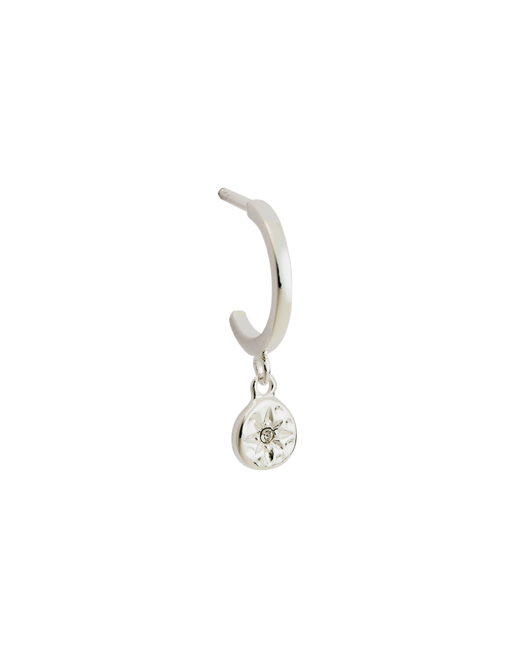 STAR COIN HOOPS (STERLING SILVER) - IMAGE 8