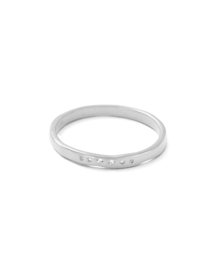 SUN LINES RING (STERLING SILVER)