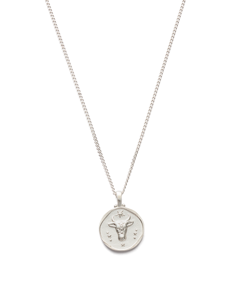 Sterling silver 2024 taurus pendant