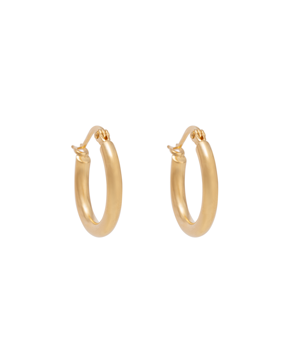 TIDAL HOOPS SMALL (18K GOLD PLATED)
