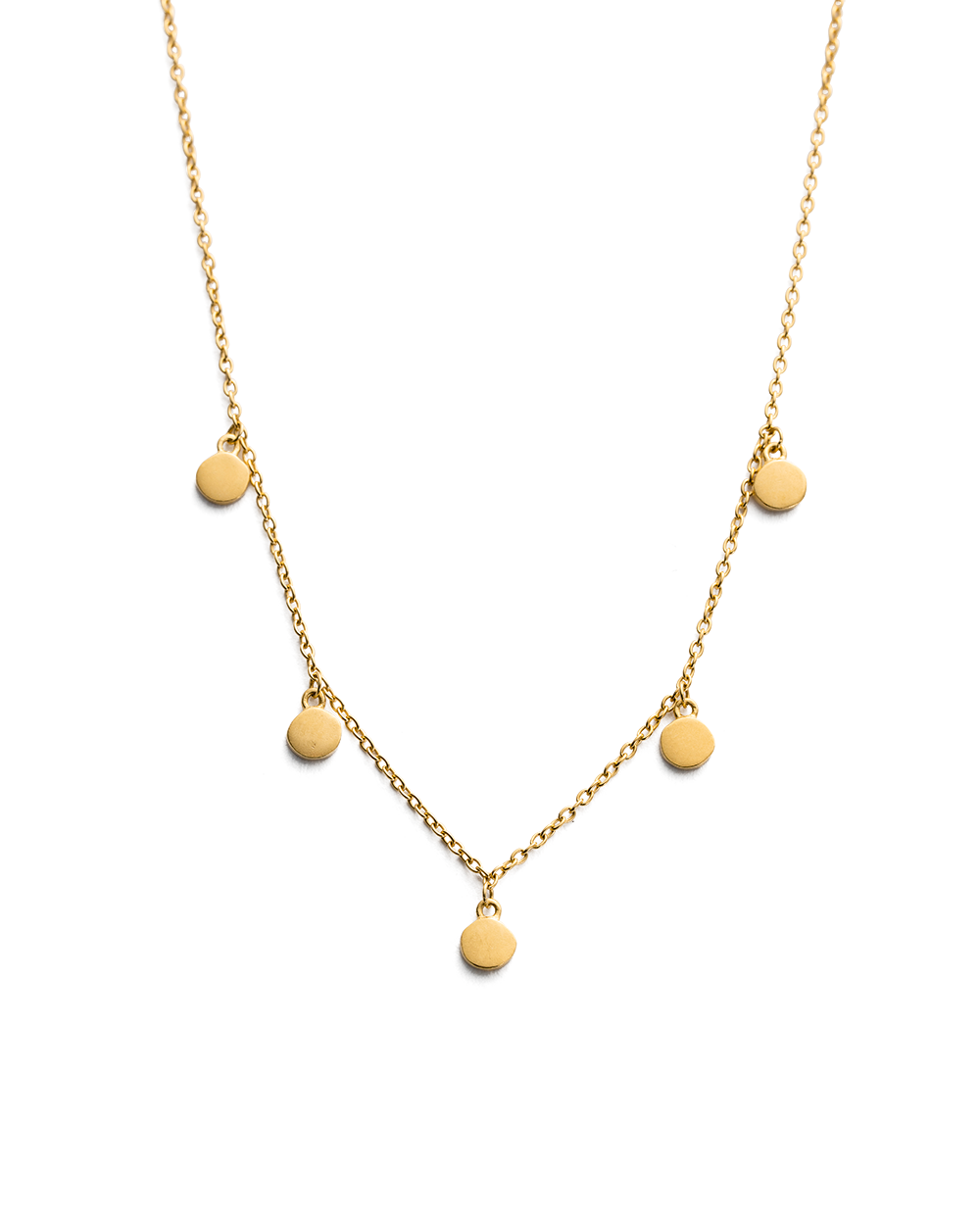 Gold deals travel necklace